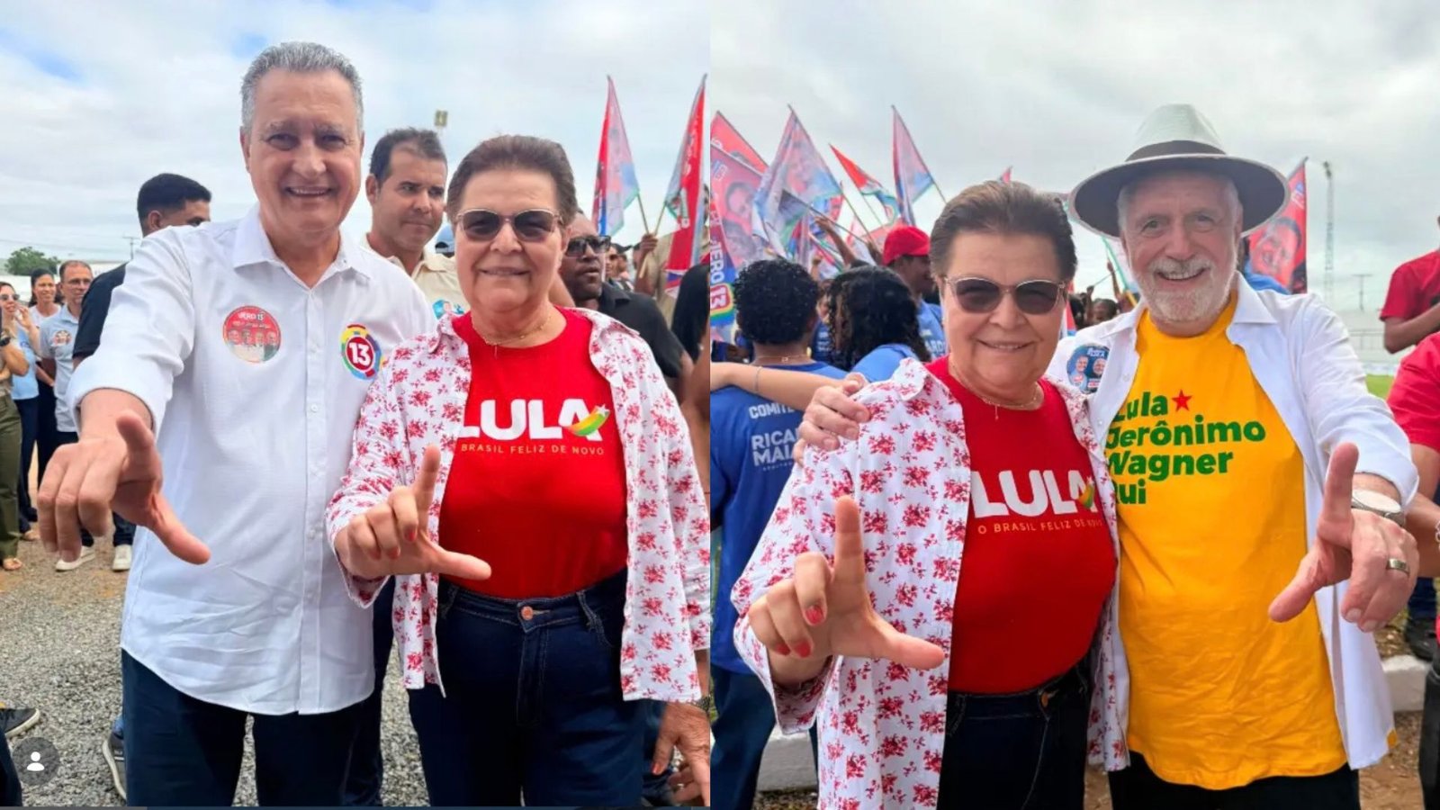 Fátima Nunes em caminhada pela Bahia